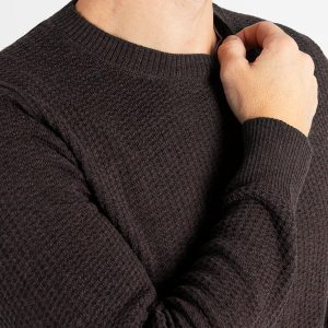Maglione Uomo Girocollo Lavorato Lana Merinos
