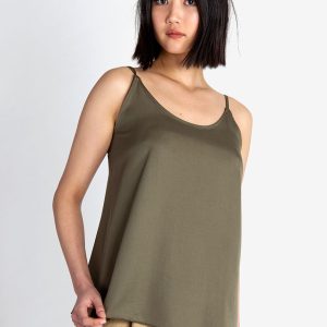 Top Spalline Sottili in Tencel