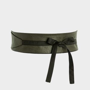 Cintura Obi in Ecopelle e Seta – militare