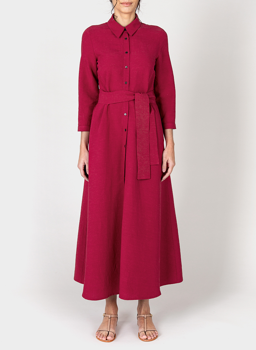 Abito Chemisier Classic Viscosa e Lino - immagine 2