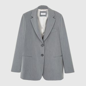 Blazer Monopetto Gabardine – Grigio