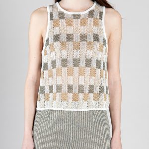 Top in Responsible Linen – Multicolor