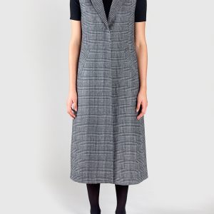 Cappotto Smanicato Check