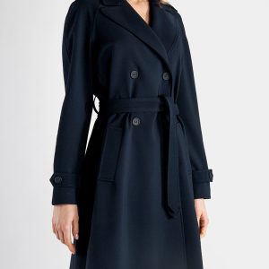 Trench Fluido Tecnico – Blu