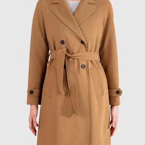 Trench Fluido Tecnico – Cammello