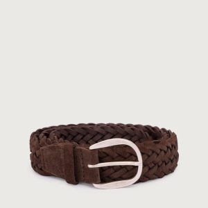 Orciani Cintura Intrecciata Suede Plot 3.5