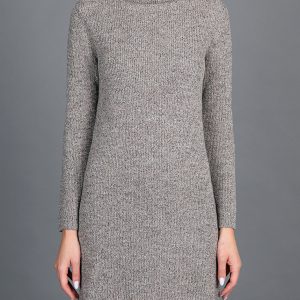 Abito di Maglia Collo Cratere Responsible Wool moulinè