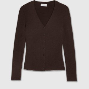 Cardigan Coste Lana Seta e Cashmere