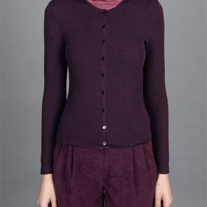 Cardigan Coreana Coste Lana, Seta e Cashmere