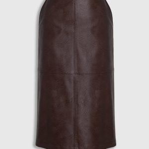 Gonna Matita Tessuto Spalmato