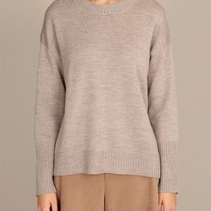 Maglia Girocollo Over 2 Fili Responsible Wool