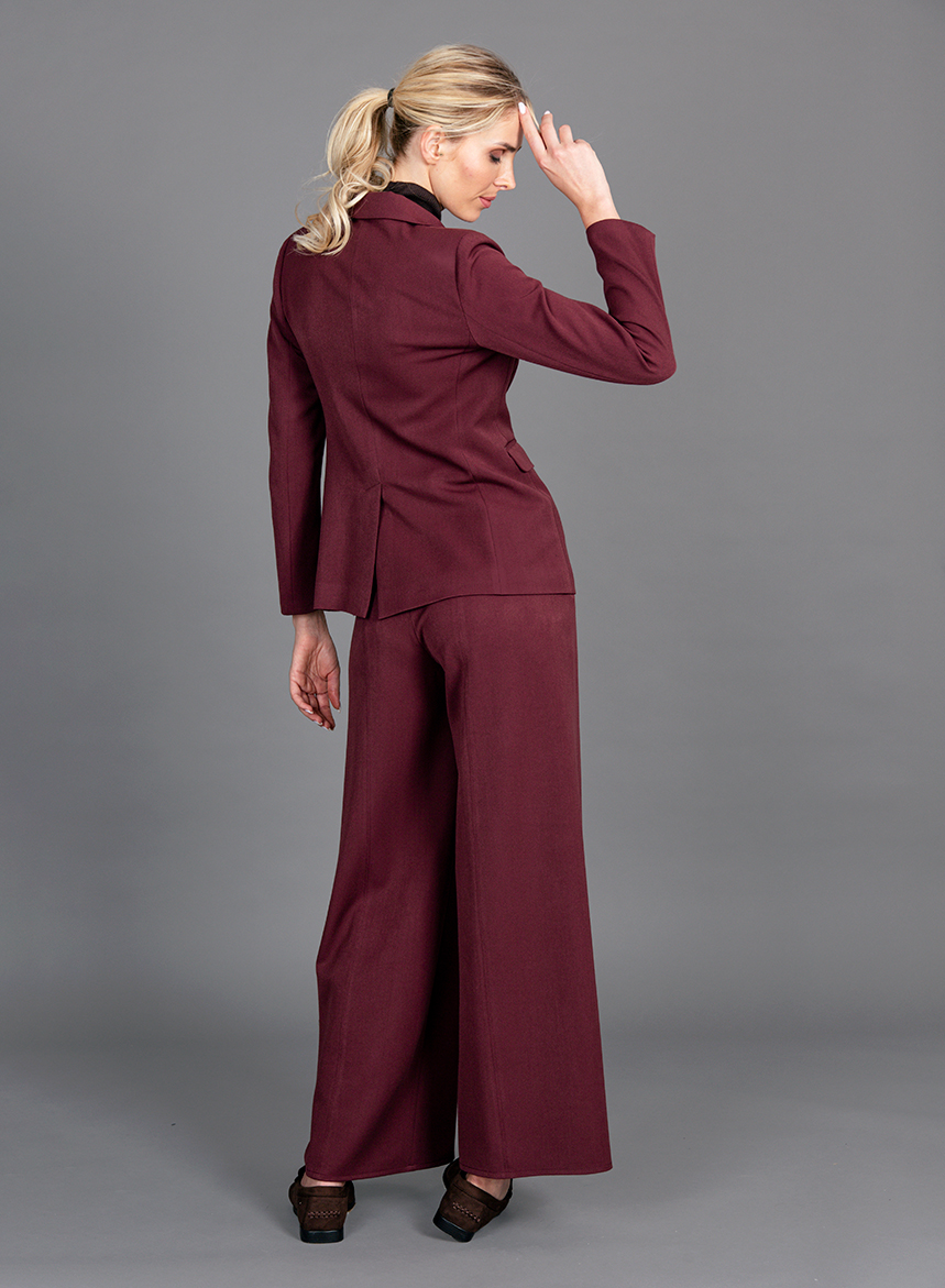 Pantalone Palazzo Gabardine Tecnico - immagine 5