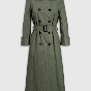 Trench Viscosa e Cotone Spalmato