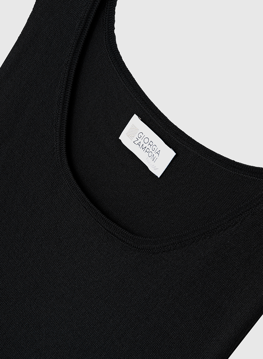 Top di Maglia in Viscosa Stretch - immagine 3