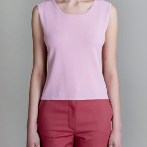 Top di Maglia in Viscosa Stretch