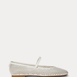 Lauren Ralph Lauren Mary jane Jayna in pelle traforata