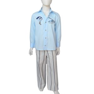 Completo bambino gilet+camicia+pantalone