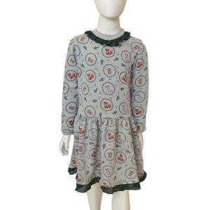 Abito bambina felpa animali