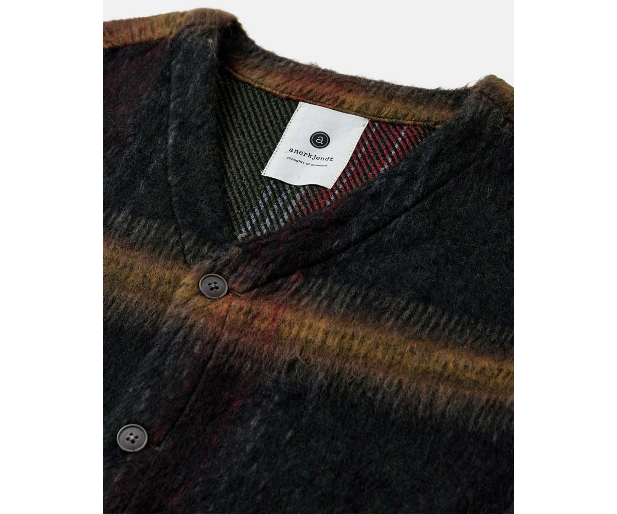 Akdan Heavy Twill Check Overshirt - Forest Night - immagine 4