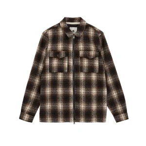 Akhanky Wool Overshirt - Carafe