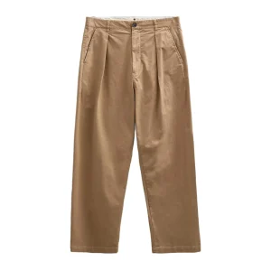 Akjakob Cotton Pleat Pants - Incense