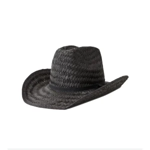 Houston II Straw Cowboy - Black