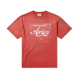Aries Sumbleached Cola SS Tee