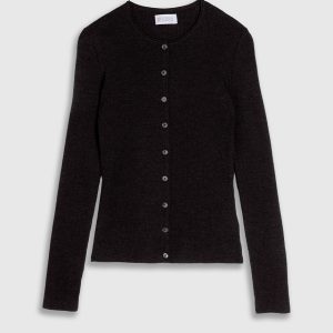Cardigan Coreana Coste Lana, Seta e Cashmere