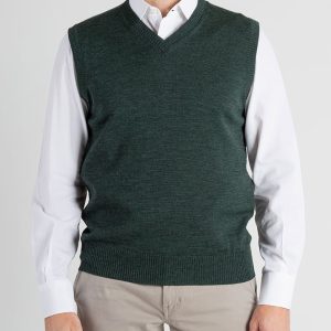 Gilet di Maglia Uomo Lana Merinos
