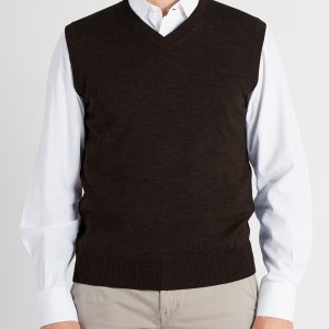 Gilet di Maglia Uomo Lana Merinos