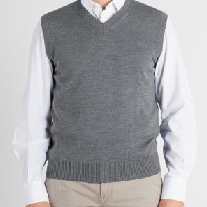 Gilet di Maglia Uomo Lana Merinos