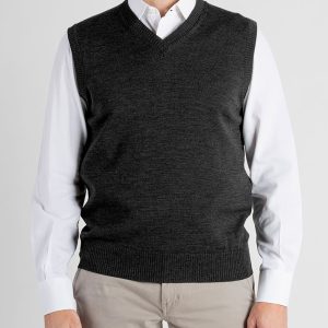 Gilet di Maglia Uomo Lana Merinos