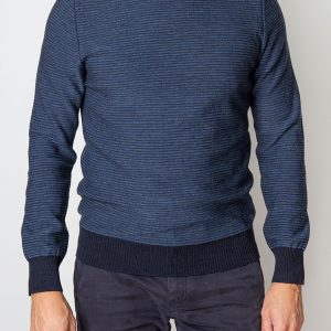 Maglione Uomo Girocollo Rigato in lana