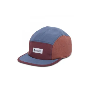 Fleece 5-Panel Hat - Mulberry/ Deep Sea