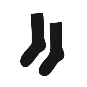 Organic Active Socks - Deep Black