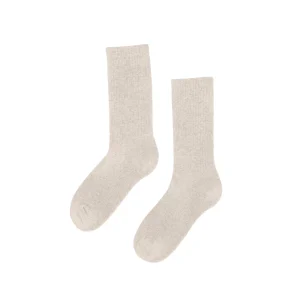 Organic Active Socks - Ivory White