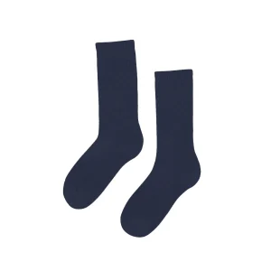 Organic Active Socks - Navy Blue