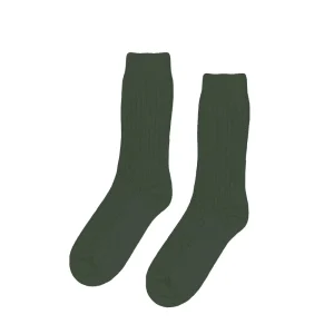 Merino Wool Blend Socks - Emerald Green