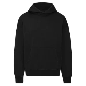 Organic Oversized Hoodie - Deep Black