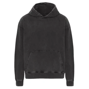 Organic Oversized Hoodie - Faded Black