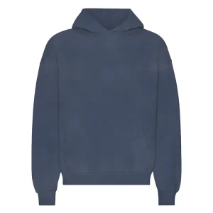 Organic Oversized Hoodie - Neptune Blue