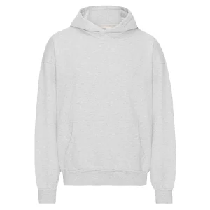 Organic Oversized Hoodie - Snow Melange