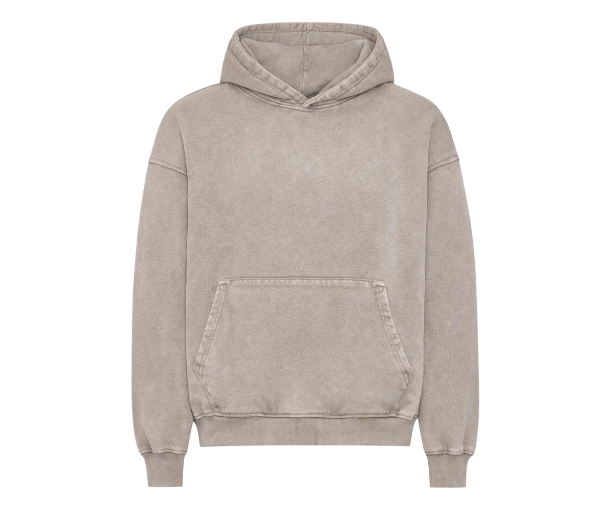 Organic Oversized Hoodie - Faded Khaki - immagine 2