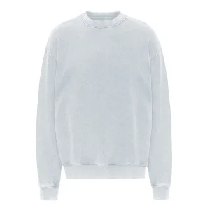 Organic Oversized Crewneck - Faded Grey