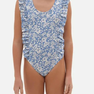 Pesciolino Rosso Costume Bimba Intero Farfalla Liberty