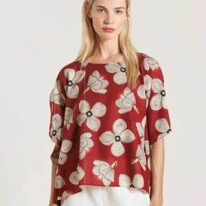 Diana Gallesi CAFTANO IN MUSSOLA STAMPATO