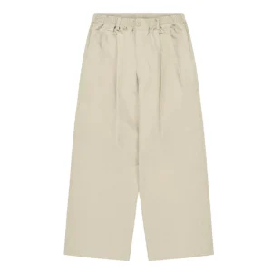 Two Tuck Wide CN Pants - Cream