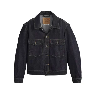 Embarcadero Station Trucker Jacket - Love Your Smile Rinse Blu