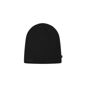 Fine Knit Beanie - Blackout