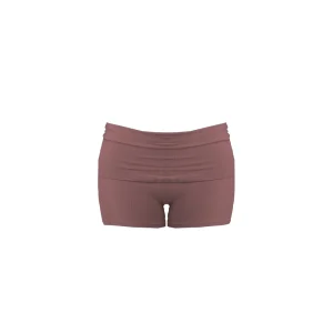 Flex Foldover Short - Rose Wood